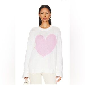 Show Me Your MuMu Sweetheart Sweater in Pink Heart